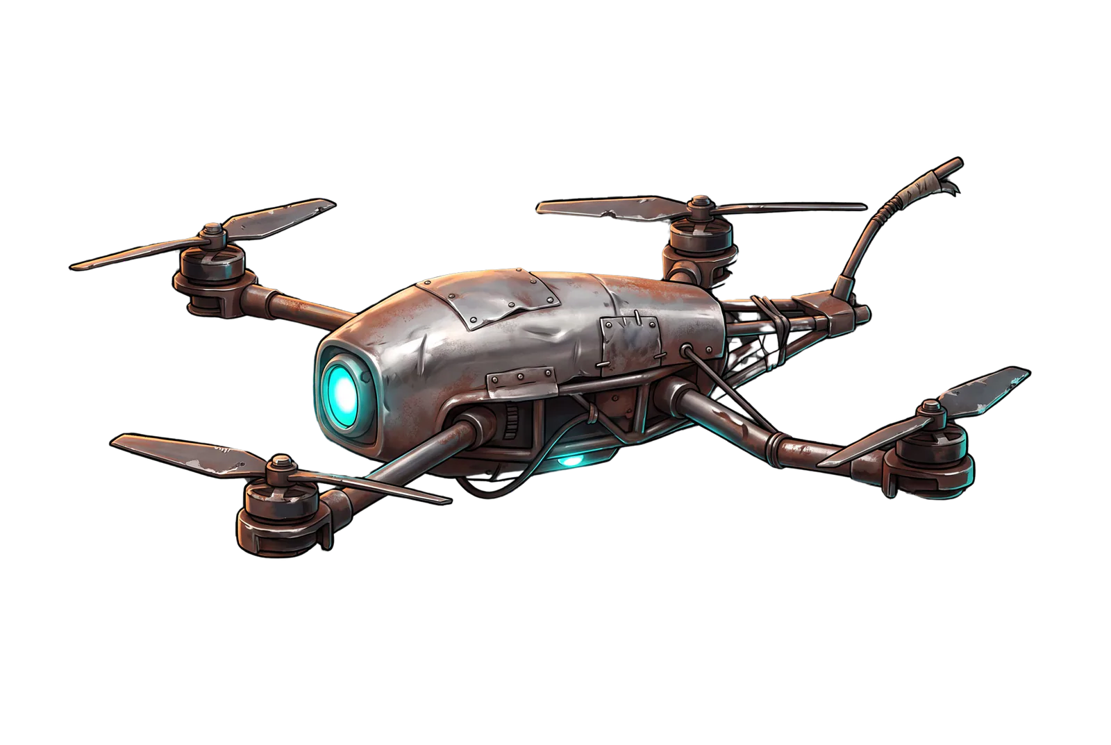 Scout drone — Scenery, animated